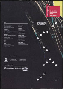 The Sound of Creation. Sound Paintings by Beezy Bailey and Brian Eno : Collateral Event Venice Biennale 2015 : exhibition materials