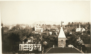 View from Amherst College Tower looking north