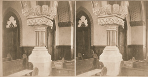 Column inside Stearns Chapel