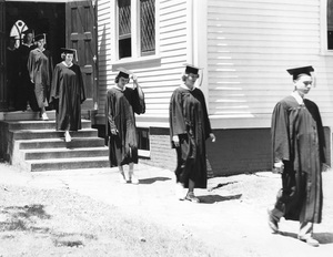 Plainville High School Graduates Walking