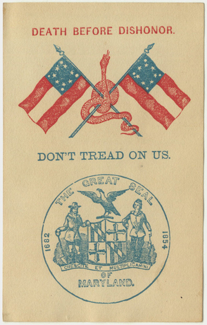 Death before dishonor : don't tread on us card [graphic]