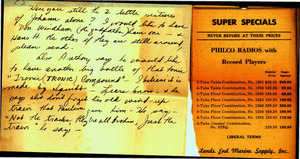 Letter from Jeanne to Mr. & Mrs. Bultman (April 18,1949)