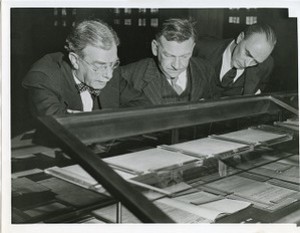 MacBride, Seán with Sean Nunan and Noel Martnett