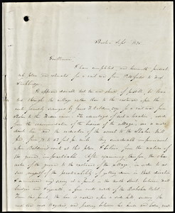 Letter to the committee of the towns of Pittsfield and Richmond