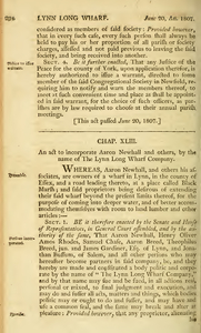 1807 Chap. 0043. An act to incorporate Aaron Newhall and others, by the name of The Lynn Long Wharf Company.