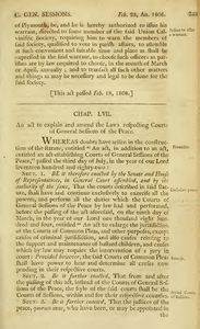 1807 Chap. 0057. An act to explain and amend the Laws respecting Courts of General sessions of the Peace.
