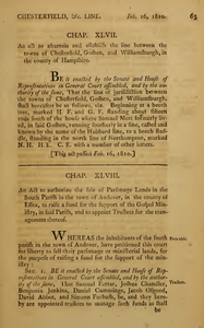 1809 Chap. 0048. An Act To Ascertain And Establish The Line Between The Towns Of Chesterfield, Goshen, And Williamsburgh, In The County Of Hampshire.