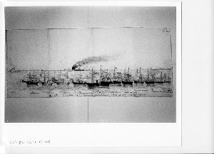 Bombardment of Fort Fisher, near Wilmington, N.C