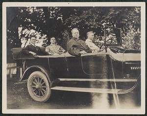 July 18, 1916, Catskill Mountains, N.Y. Rev. Charles W. Lyons, S.J., Rev. Micahel Jessup, S.J., Patrick S. Foley, S.J., and Owen F. Hayes