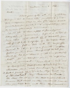 Benjamin Silliman letter to Edward Hitchcock, 1833 June 6
