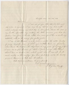 Henry J. Van-Lennep letter to Edward Hitchcock, 1838 October 25
