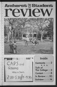 Amherst Student Review, 1975 May 9