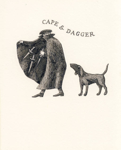 Cape & Dagger by Edward Gorey