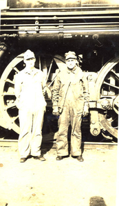 B & M Railroad fireman & engineer