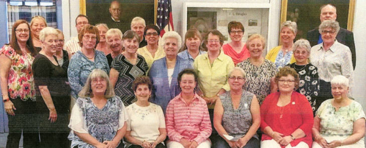 Members of the Brockton Garden Club, 2017