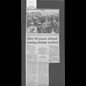 After 24 years, school busing debate revived.