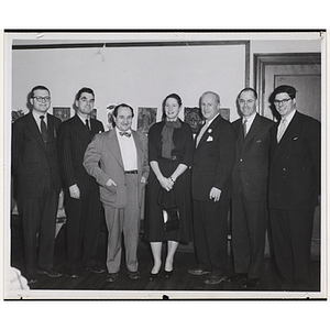 Art Committee members, standing from left to right: Richard B. K. McLanathan, Gardner Cox, Boris Mirski, Sumner M. Roberts, Arthur T. Burger, Dwight P. Robinson, Jr., and Jerome Rappaport