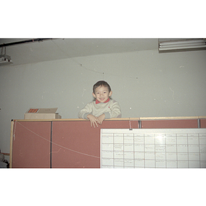 Boy at a Chinese Progressive Association party