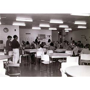 Chinatown residents at a Parcel C meeting