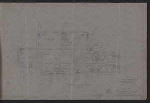 Second Floor Plan, House for Mrs. Talbot C. Chase, Nov. 19-Dec. 5, 1929