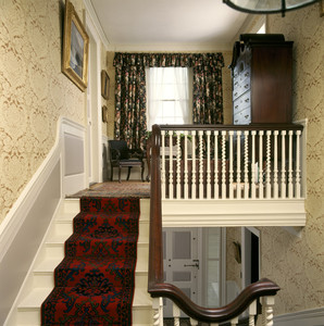 Stair hall, Codman House, Lincoln, Mass.