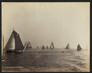 Fleet Entering Newport Harbor