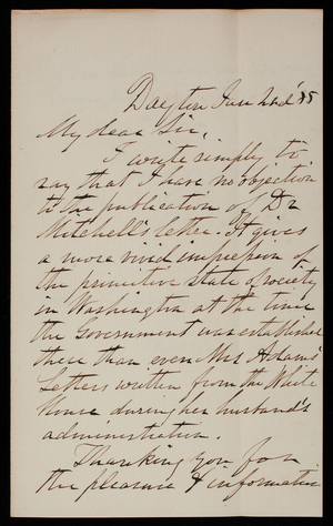 Robert Steele to Thomas Lincoln Casey, January 22, 1885