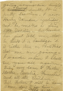 Letter from Walter M. Dickinson to Joseph B. Lindsey