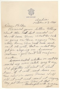 Letter from Robert E. Dillon to Henry Dillon and Mary Dillon