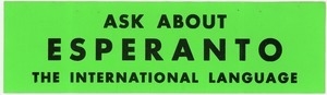 Ask about Esperanto: the international language