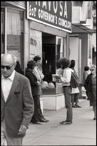 Free Spirit Press crew hawking their magazine on the street