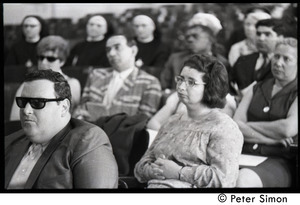 Audience at the Martin Luther King memorial service