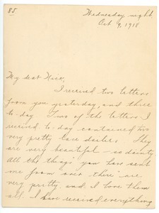 Letter from Letitia Crane to Frank F. Newth