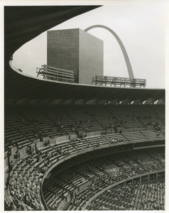 Busch Stadium with Arch