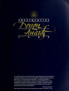 Presidential design awards 1984