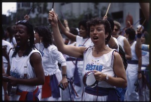 Sistah Boom, marching in the San Francisco Pride Parade