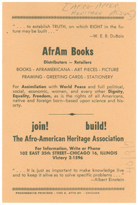 AfrAm Books flier