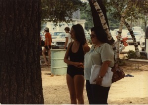 Women at the picnic, Pine Beach