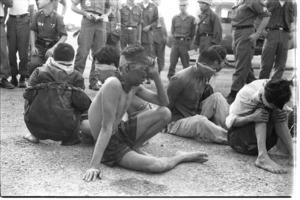 Vietcong guerrillas captured at Loc Trang.