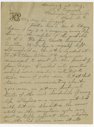 Letter from Herbert L. Patrick to Laurence L. Doggett
