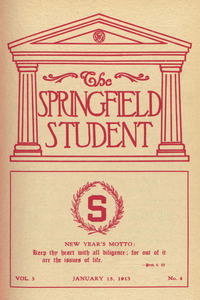The Springfield Student (vol. 3, no. 4), January 15, 1913