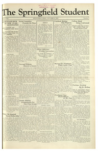 The Springfield Student (vol. 21, no. 02) October 8, 1930