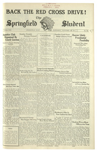 The Springfield Student (vol. 22, no. 07) November 11, 1931