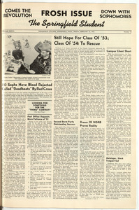 The Springfield Student (vol. 38, no. 15) February 16, 1951