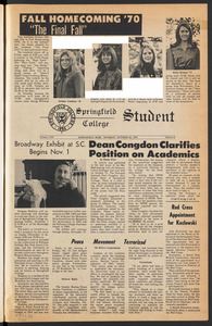 The Springfield Student (vol. 58, no. 06) Oct. 29, 1970
