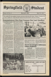 The Springfield Student (vol. 107, no. 24) Apr. 29, 1993