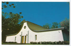Postcard of Loveland Chapel at Springfield College