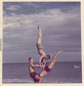 Triple Balance at the beach (Summer 1966)