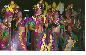 Photographs of People in Colorful Outfits at a Pride Event in Los Angeles