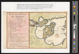 Plan de la ville de Boston et ses environs